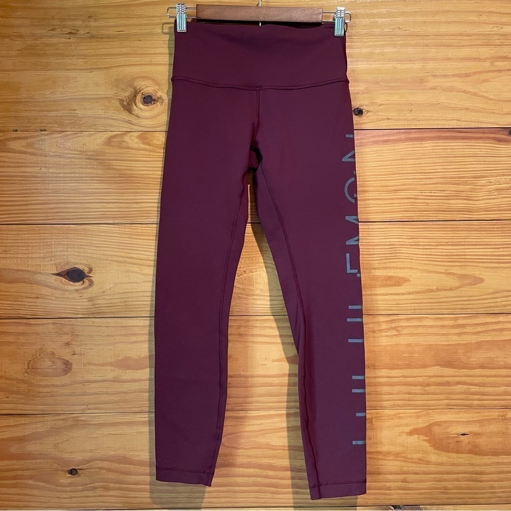 Lululemon Wunder Under High Rise Tight Leggings Lunar New Year Garnet 6 W5CNWS